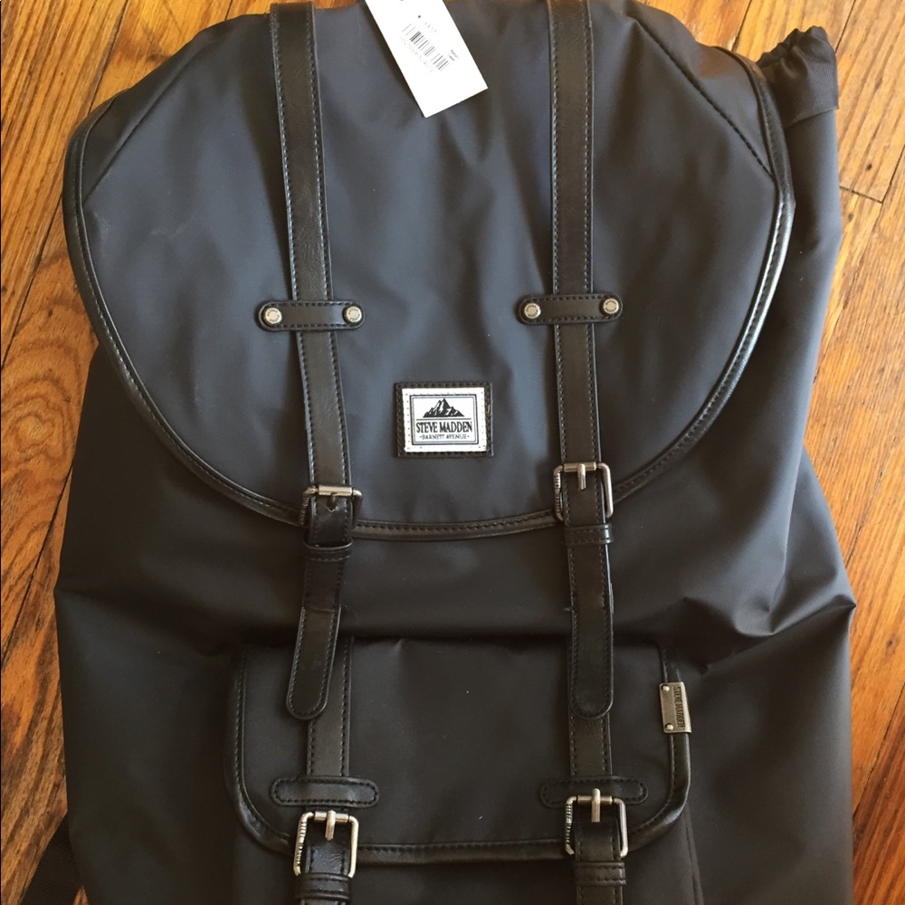 NEW! Steve Madden Black Backpack!